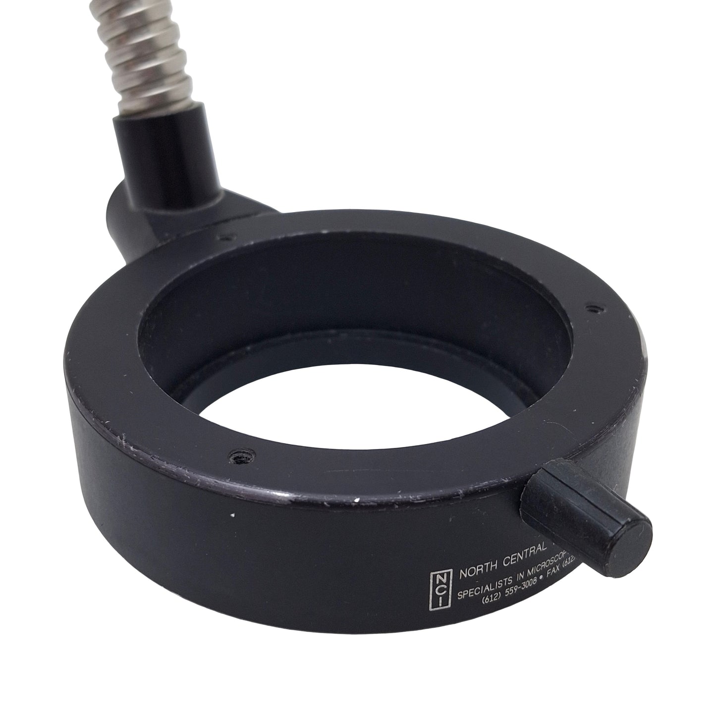 Used NCI Fiber Optic Ring Light, ø3/8in Bundle, ø5/8in Input, ø60mm ID, 32.5in Long