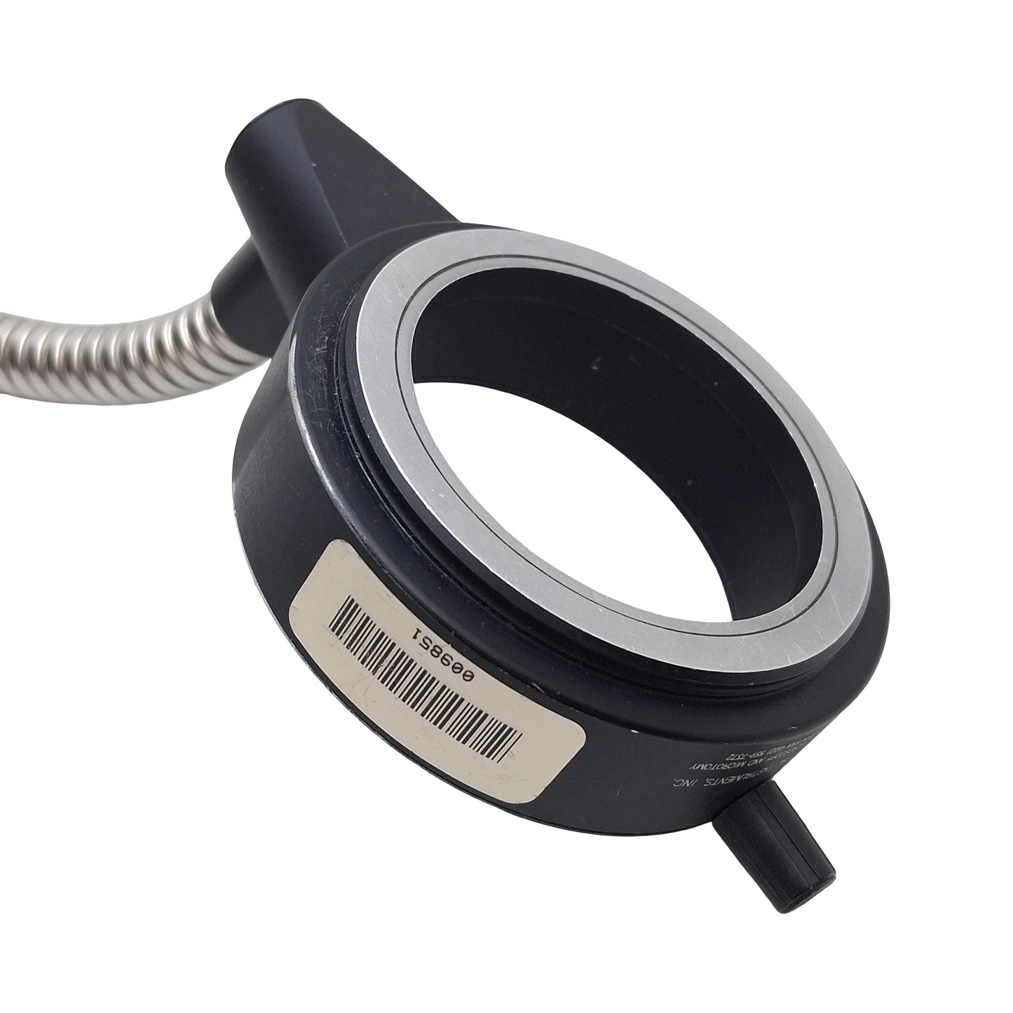 Used NCI Fiber Optic Ring Light, ø3/8in Bundle, ø5/8in Input, ø60mm ID, 32.5in Long