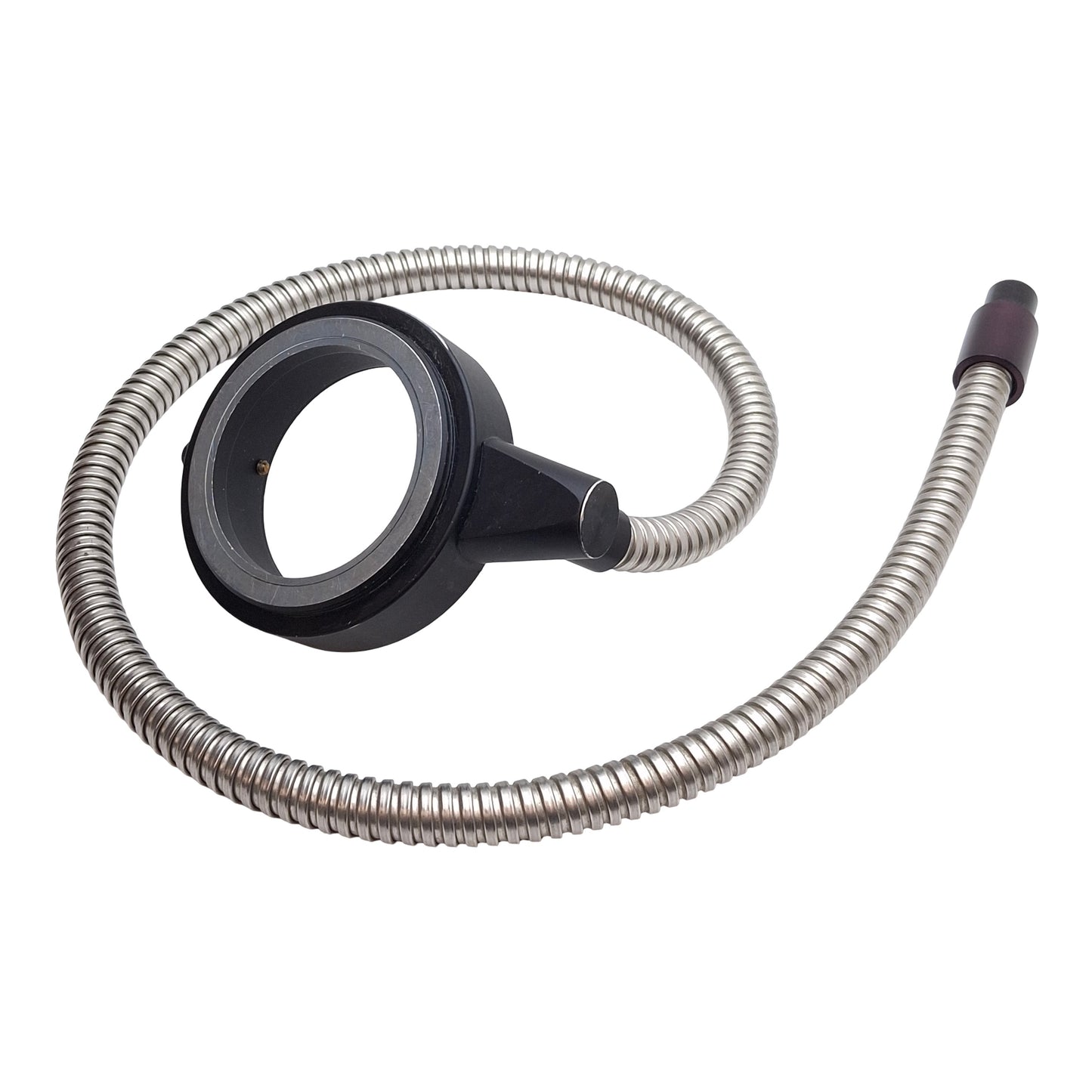 Used NCI Fiber Optic Ring Light, ø3/8in Bundle, ø5/8in Input, ø60mm ID, 32.5in Long