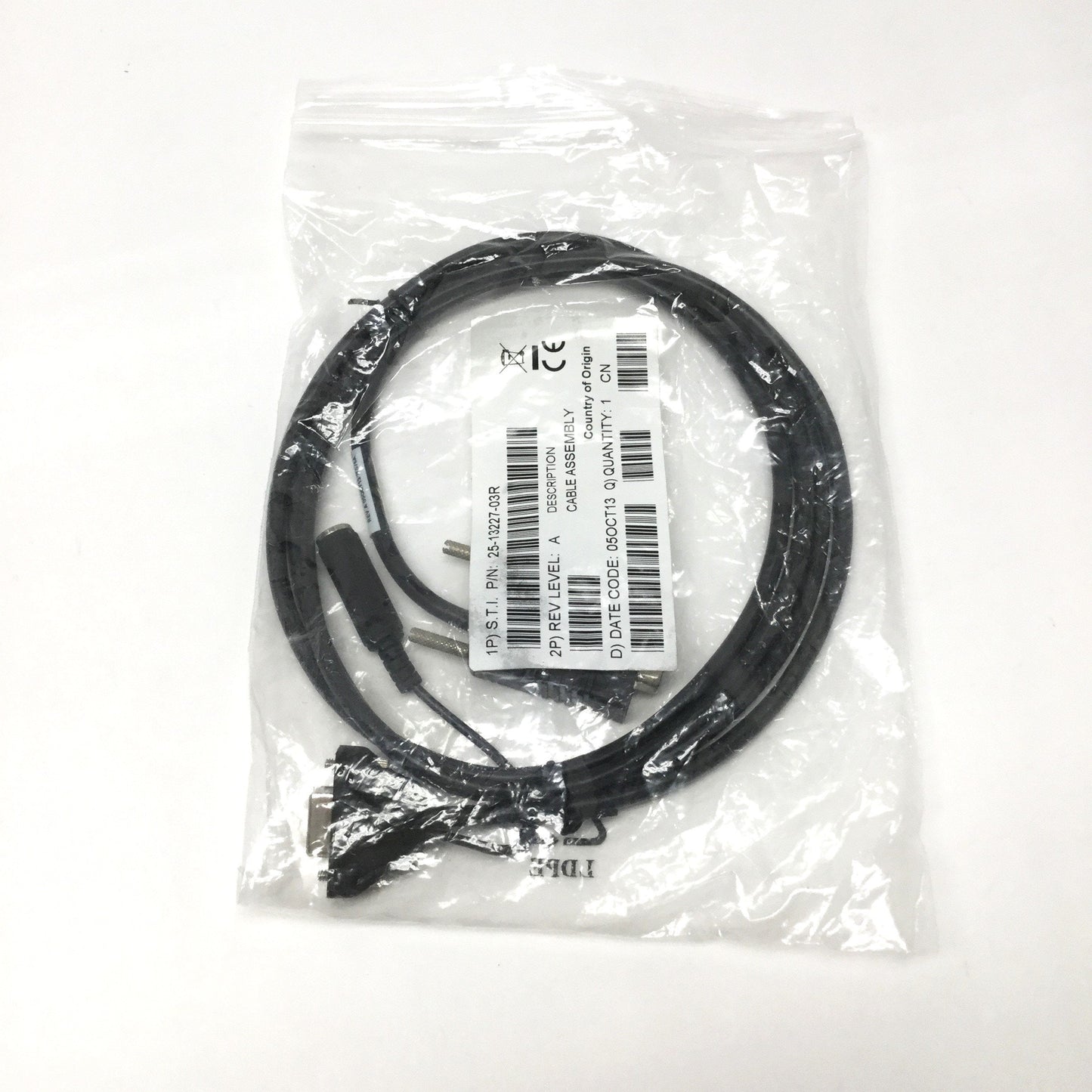 New Zebra 25-13227-03R Barcode Scanner Cable w/Trigger Jack, RS-232, 9-Pin Dsub, 6ft