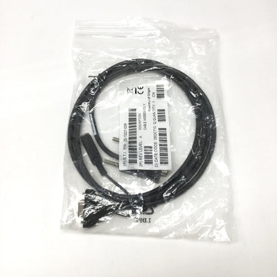 New Zebra 25-13227-03R Barcode Scanner Cable w/Trigger Jack, RS-232, 9-Pin Dsub, 6ft