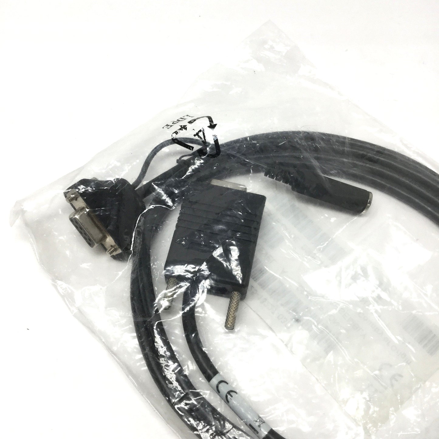 New Zebra 25-13227-03R Barcode Scanner Cable w/Trigger Jack, RS-232, 9-Pin Dsub, 6ft