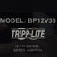 Used Tripp Lite BP12V36 Replacement Battery 12VDC, 36Amp, 6.50in x 8.75in x 10.0in