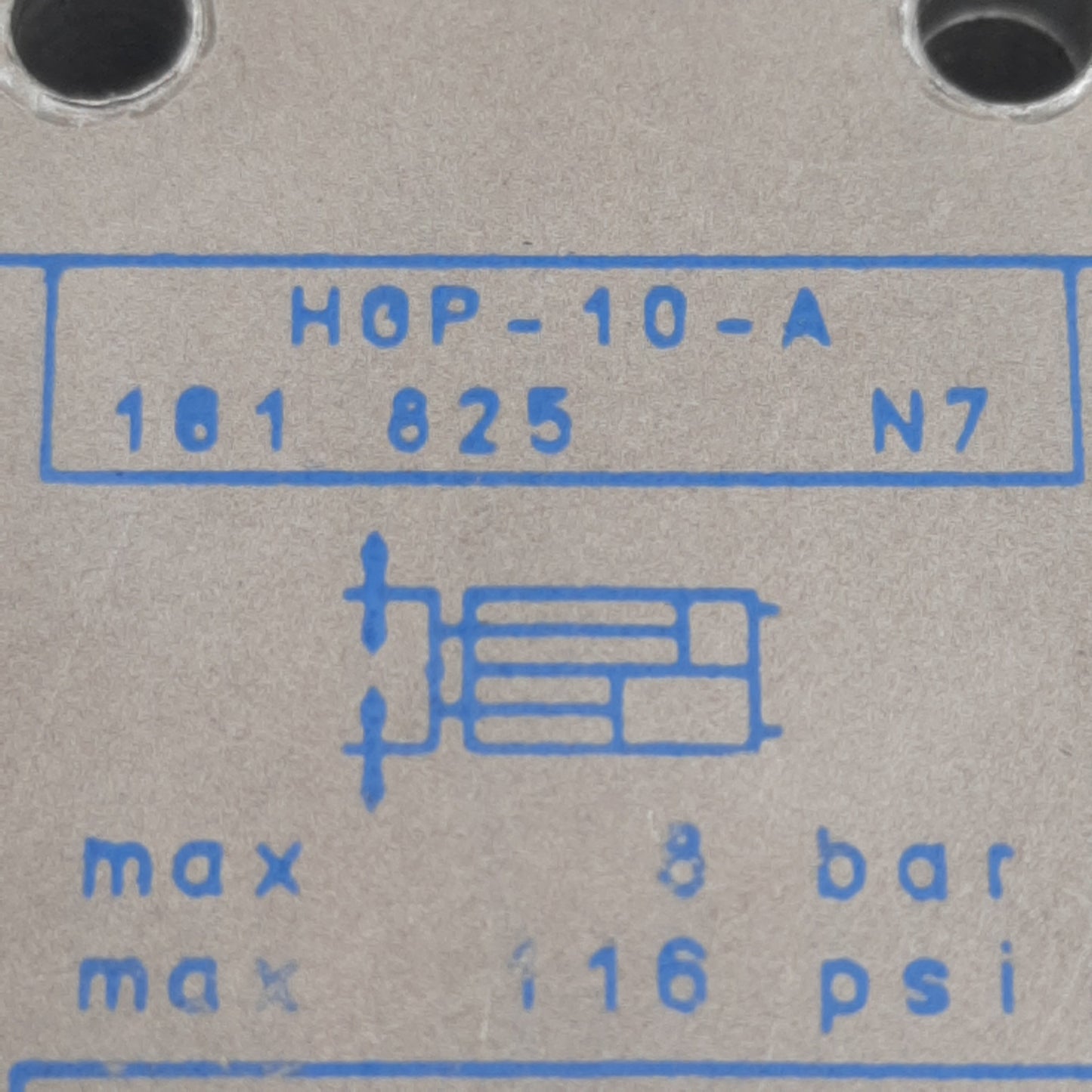 Used Festo HGP-10-A Parallel Gripper, 3mm Stroke, 27N Force, 8bar Max, M3 Ports