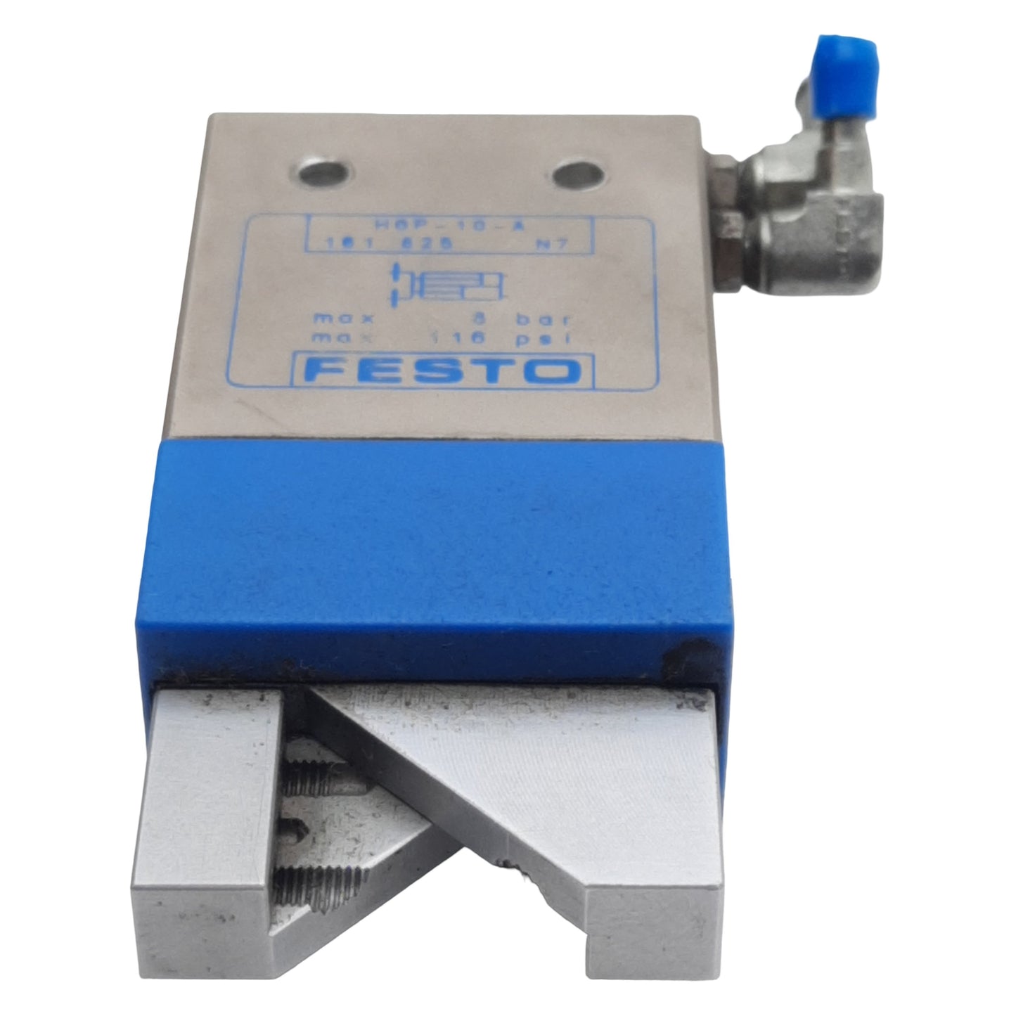 Used Festo HGP-10-A Parallel Gripper, 3mm Stroke, 27N Force, 8bar Max, M3 Ports