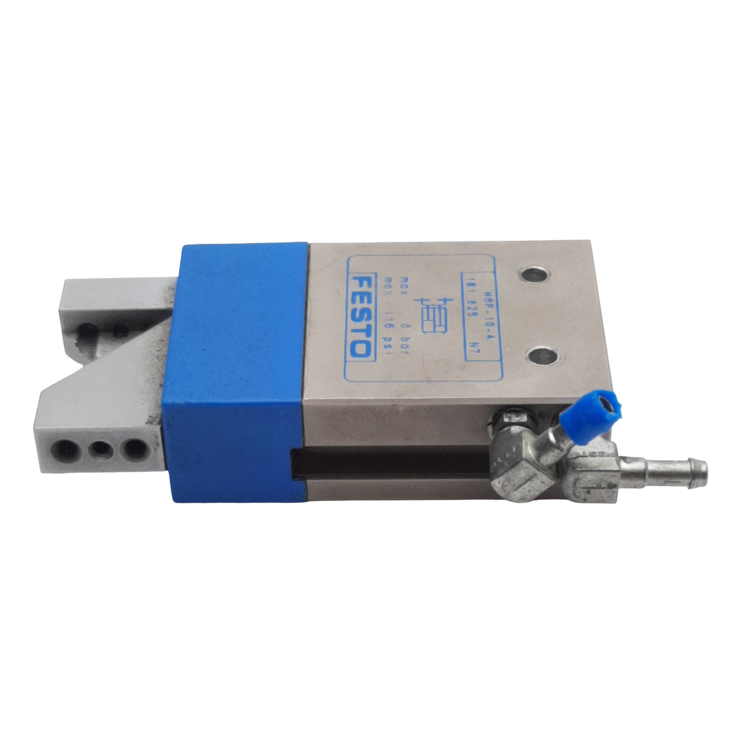 Used Festo HGP-10-A Parallel Gripper, 3mm Stroke, 27N Force, 8bar Max, M3 Ports