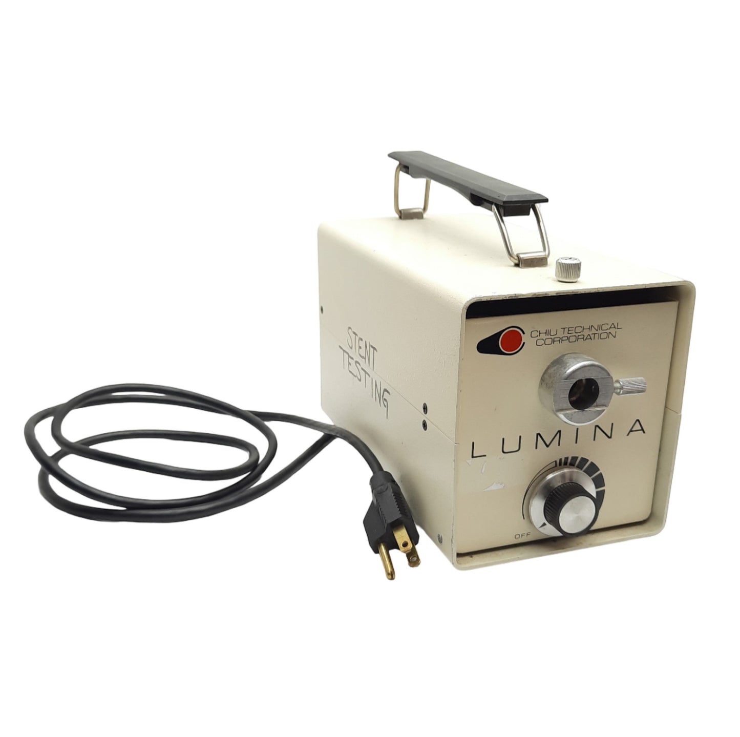 Used Chiu FO-150 Lumina Fiber Optic Illuminator Light Source 115VAC 150W EKE Lamp