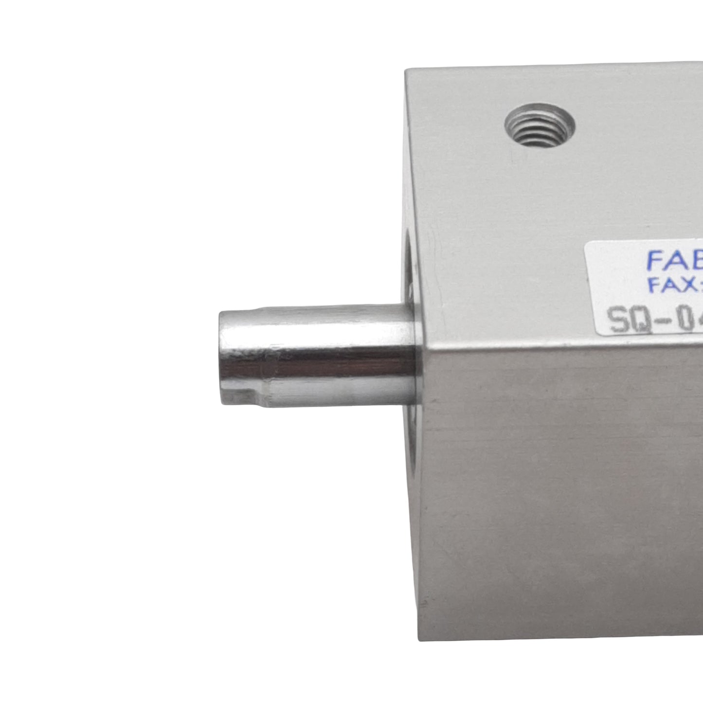 New Fabco-Air SQ04X1DR-V Pneumatic Cylinder, ø3/4in Bore, 1in Stroke, #10-32, 150psi