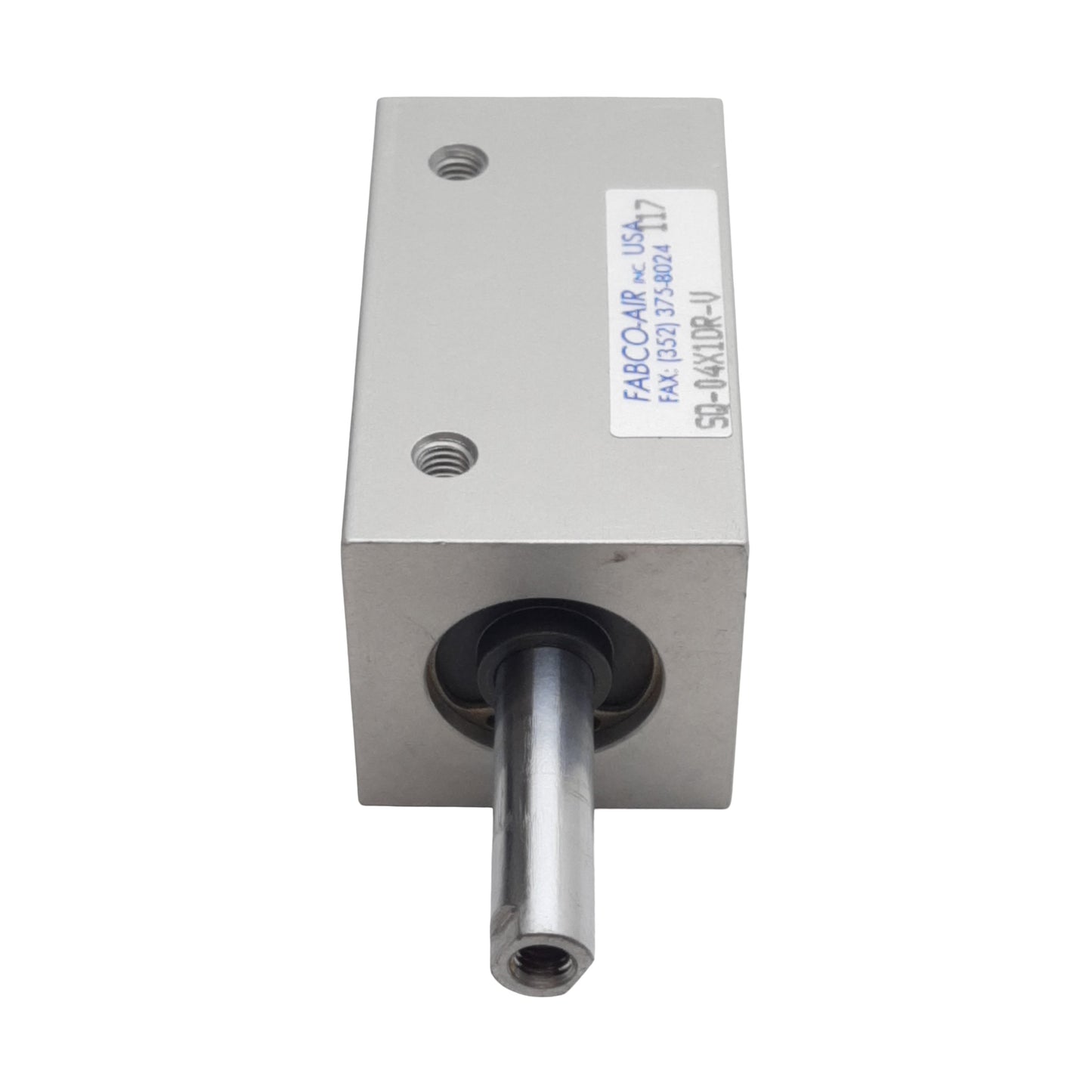 New Fabco-Air SQ04X1DR-V Pneumatic Cylinder, ø3/4in Bore, 1in Stroke, #10-32, 150psi
