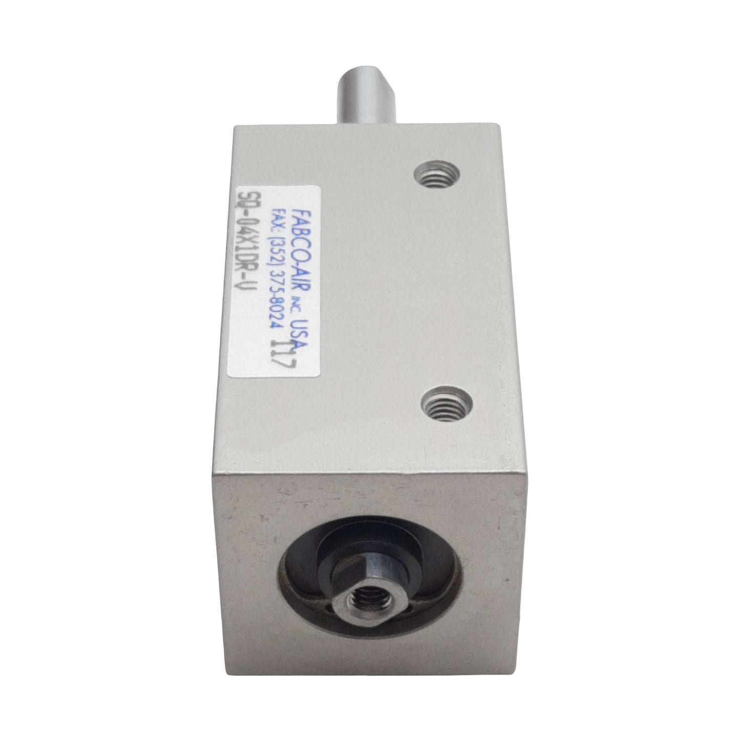 New Fabco-Air SQ04X1DR-V Pneumatic Cylinder, ø3/4in Bore, 1in Stroke, #10-32, 150psi