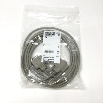 New Phoenix Contact VS-09-DSUB-20-LI-5,0 1656259 Cable Assembly 9-Pin D-SUB M-F, 5m