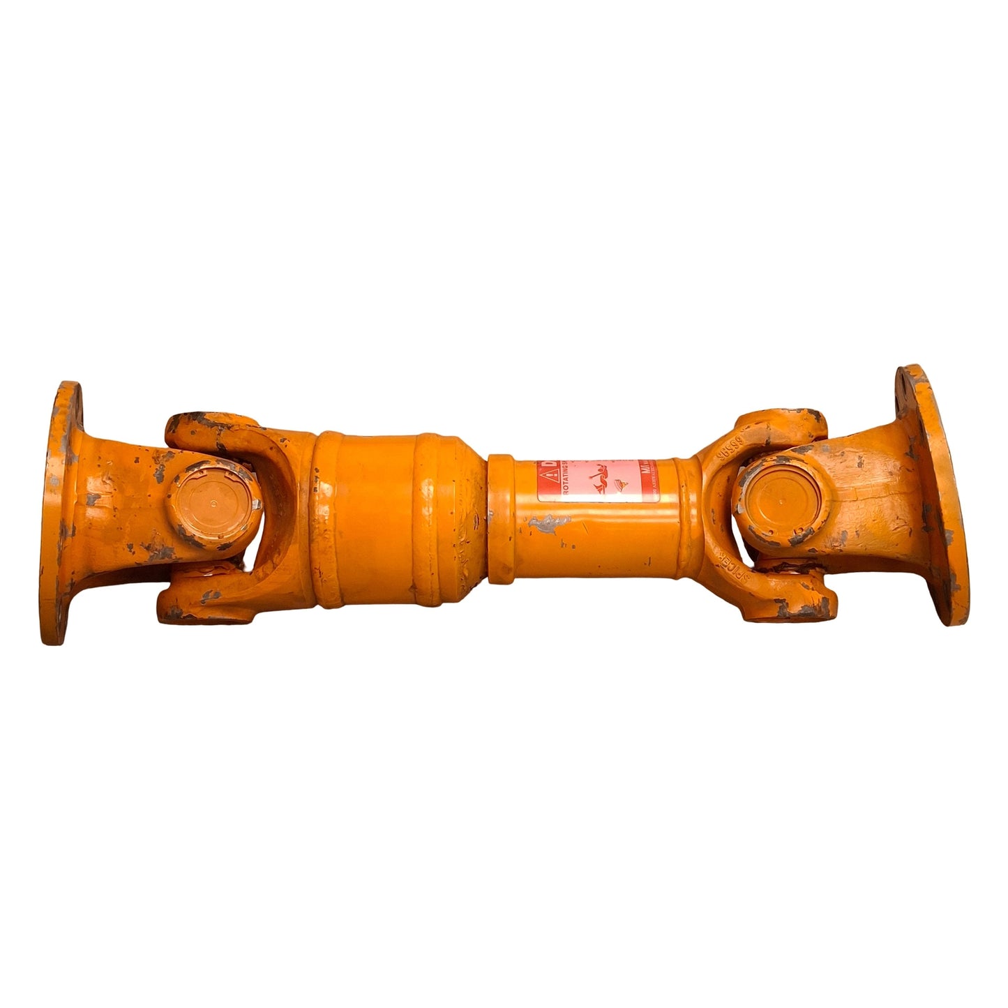 Used Spicer Variable Length Power Take Off Shaft 24in Compressed Length ø180mm Flange