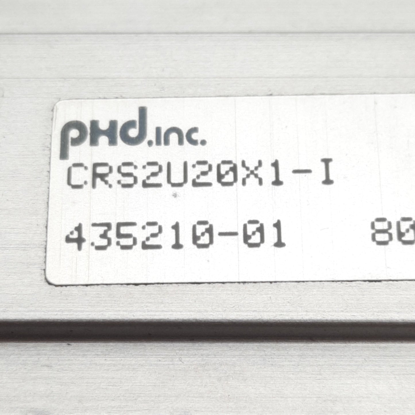 Used PHD CRS2U20X1-I Pneumatic Cylinder, ø20mm Bore, 1in Stroke, #10-32UNF, 150psi