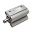 Used PHD CRS2U20X1-I Pneumatic Cylinder, ø20mm Bore, 1in Stroke, #10-32UNF, 150psi