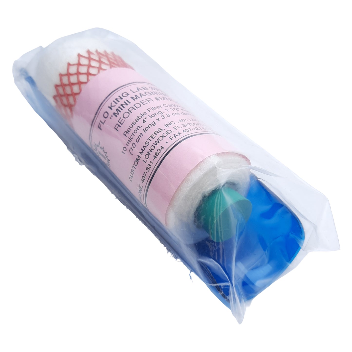 New Lot of 2 Flo King MMCA Mini-Magnum Reusable Filter Cartridge 10 Micron, 4" Long