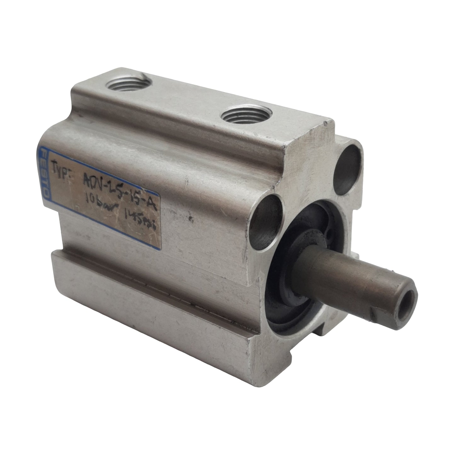 Used Festo ADV-25-15-A Pneumatic Cylinder, ø25mm Bore, 15mm Stroke, M5 G1/8in, 10bar