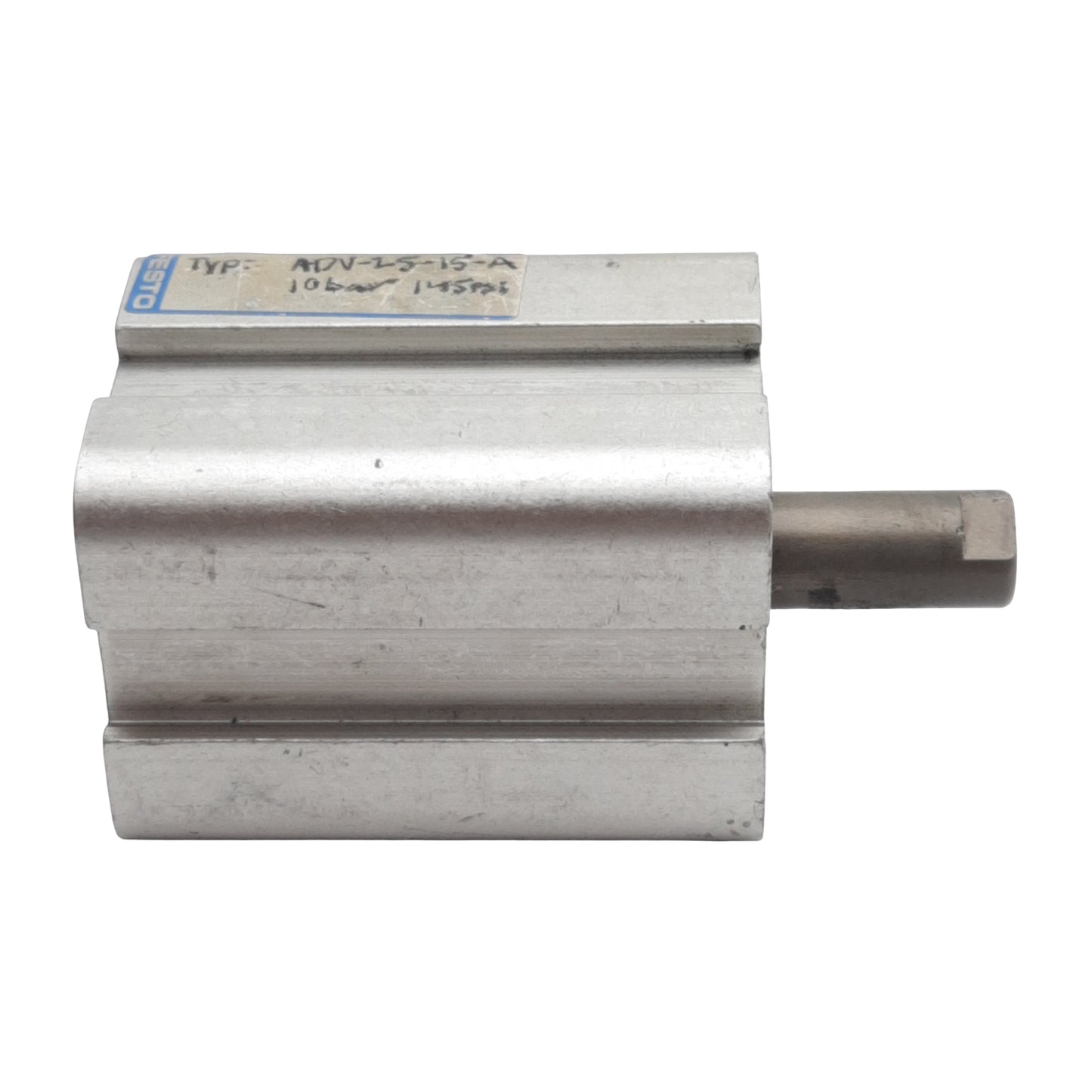 Used Festo ADV-25-15-A Pneumatic Cylinder, ø25mm Bore, 15mm Stroke, M5 G1/8in, 10bar