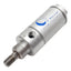 Used American 1500DN-0.50-32 Pneumatic Cylinder, ø1-1/2" Bore, 0.5" Stroke, 1/4" NPT