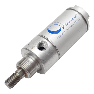 Used American 1500DN-0.50-32 Pneumatic Cylinder, ø1-1/2" Bore, 0.5" Stroke, 1/4" NPT