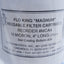 New Lot of 2 Flo King MCA4 Reusable Filter Cartridge Lab Series Magnum 10 Micron, 4"