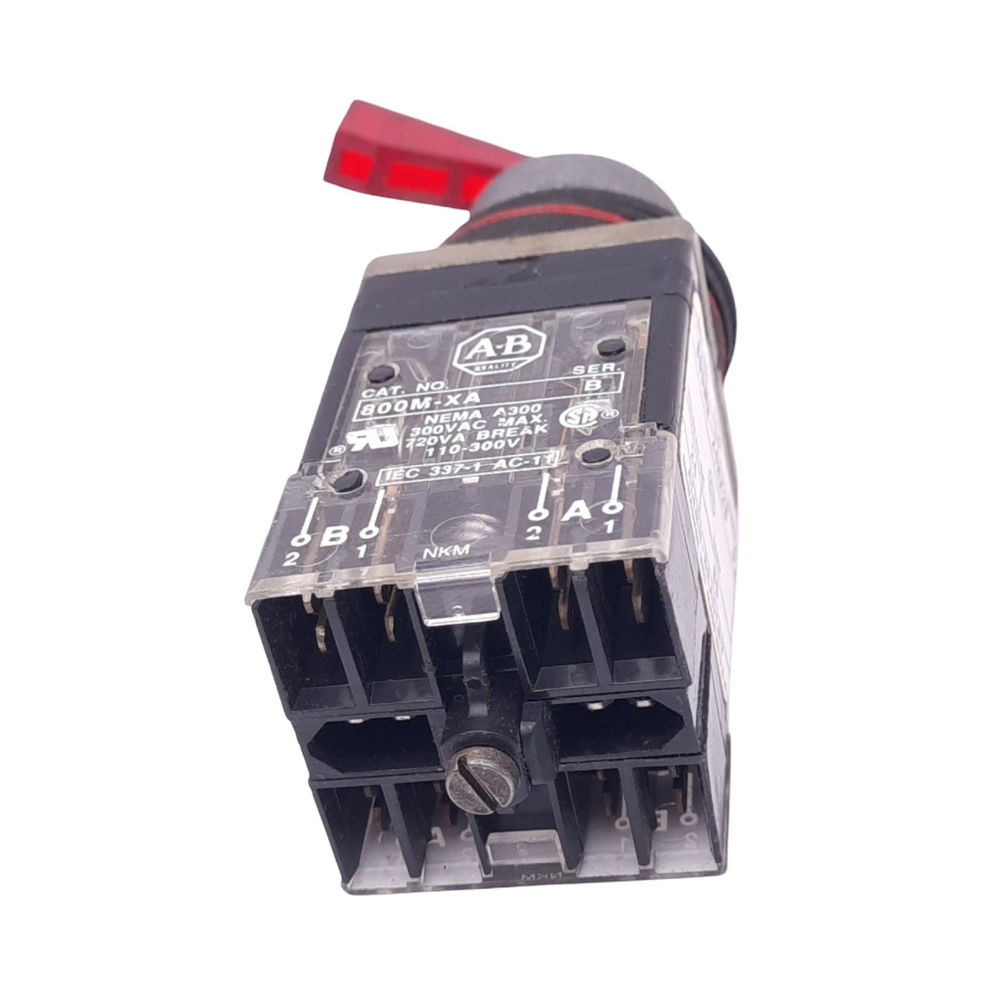 Used Allen Bradley 800MR-24HX2B Illuminated Selector Switch, ø22mm, 2NC 2NO, 300V 10A