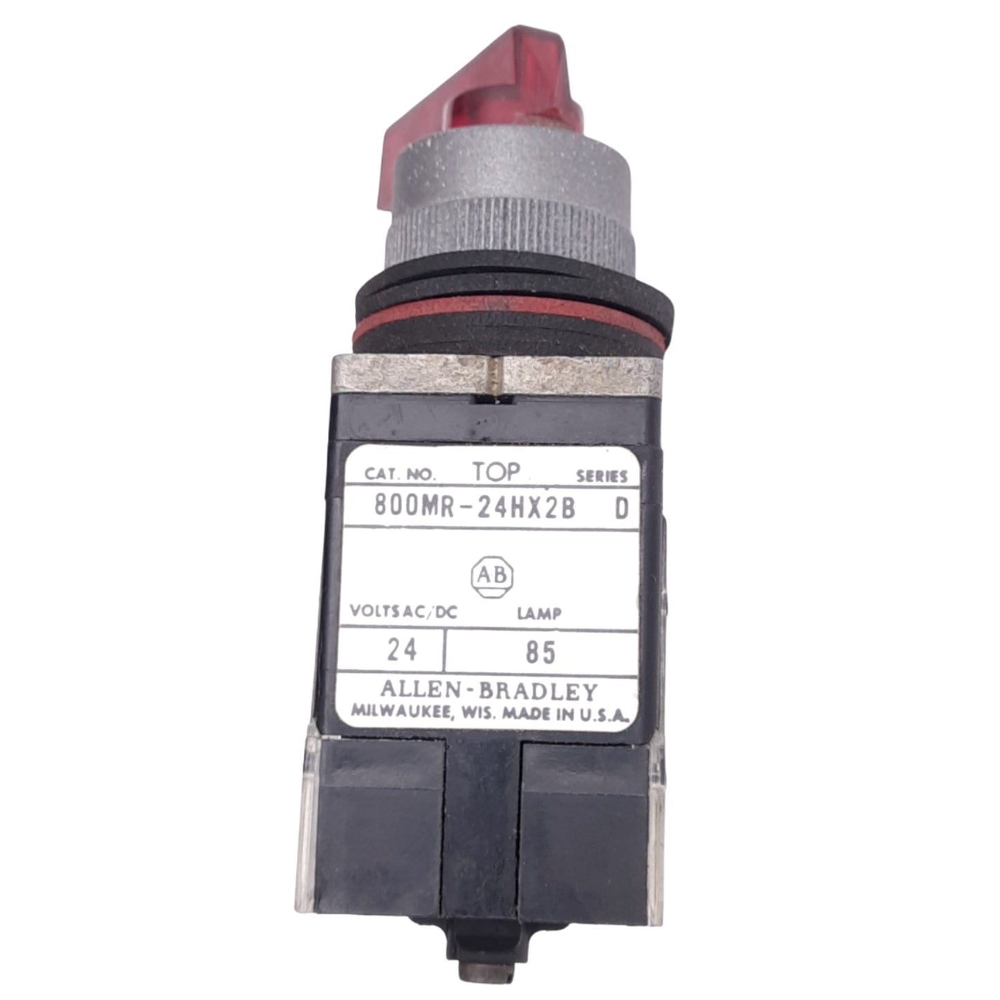 Used Allen Bradley 800MR-24HX2B Illuminated Selector Switch, ø22mm, 2NC 2NO, 300V 10A