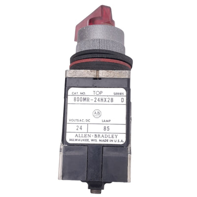 Used Allen Bradley 800MR-24HX2B Illuminated Selector Switch, ø22mm, 2NC 2NO, 300V 10A