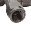 Used Stainless Steel Braided Hose 10mm OD, JIC-4 Flare Fittings 7/16in Thread, 7ft