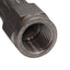 Used Stainless Steel Braided Hose 10mm OD, JIC-4 Flare Fittings 7/16in Thread, 7ft