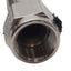 Used Stainless Steel Braided Hose 12.8mm OD, JIC-6 Flare Fittings 9/16in, 8ft Length