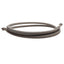 Used Stainless Steel Braided Hose 12.8mm OD, JIC-6 Flare Fittings 9/16in, 8ft Length