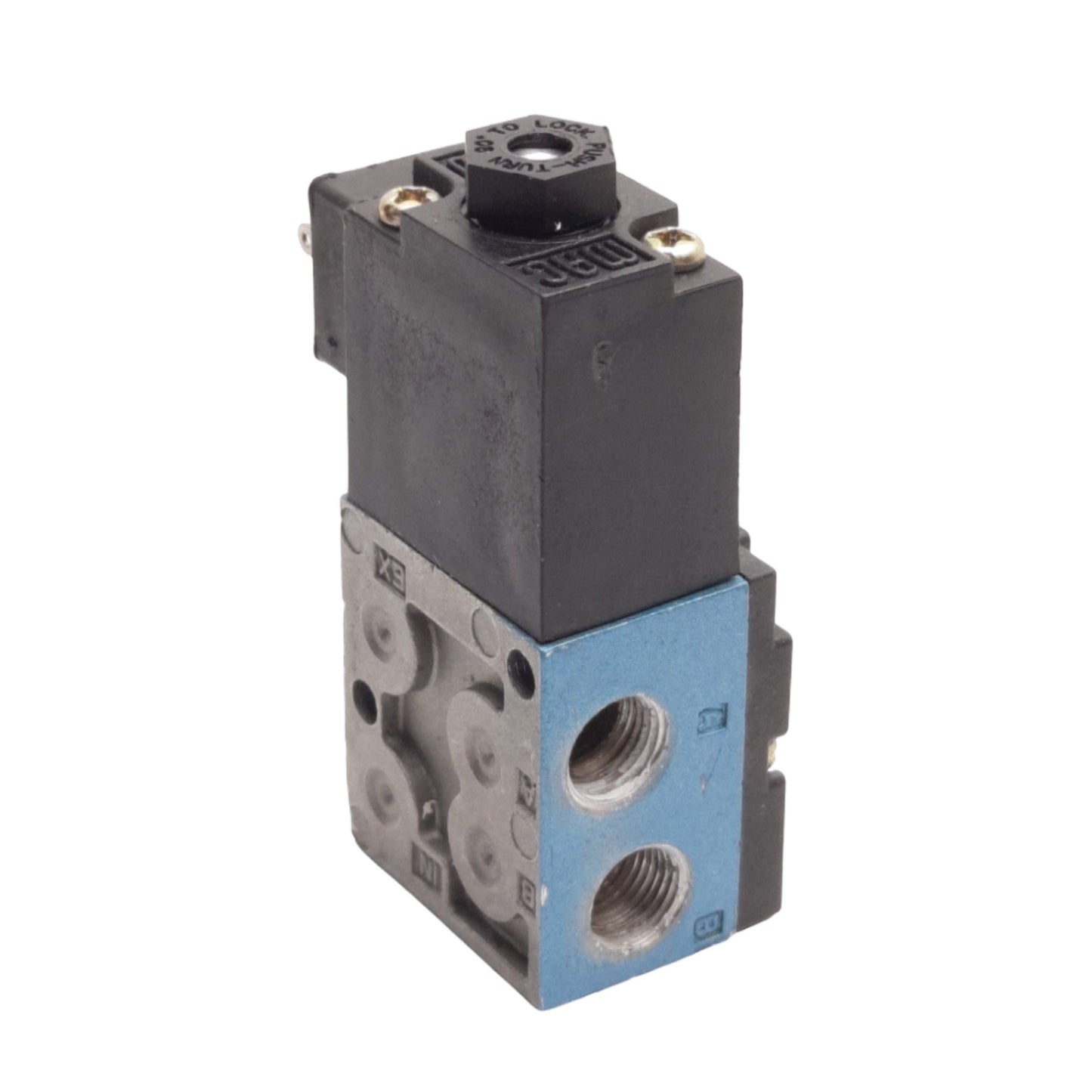 Used MAC Valve 45A-AA1-DAAJ-2KD Solenoid Valve VAC-120PSI, 1/8" NPT, 110/120VAC Coil