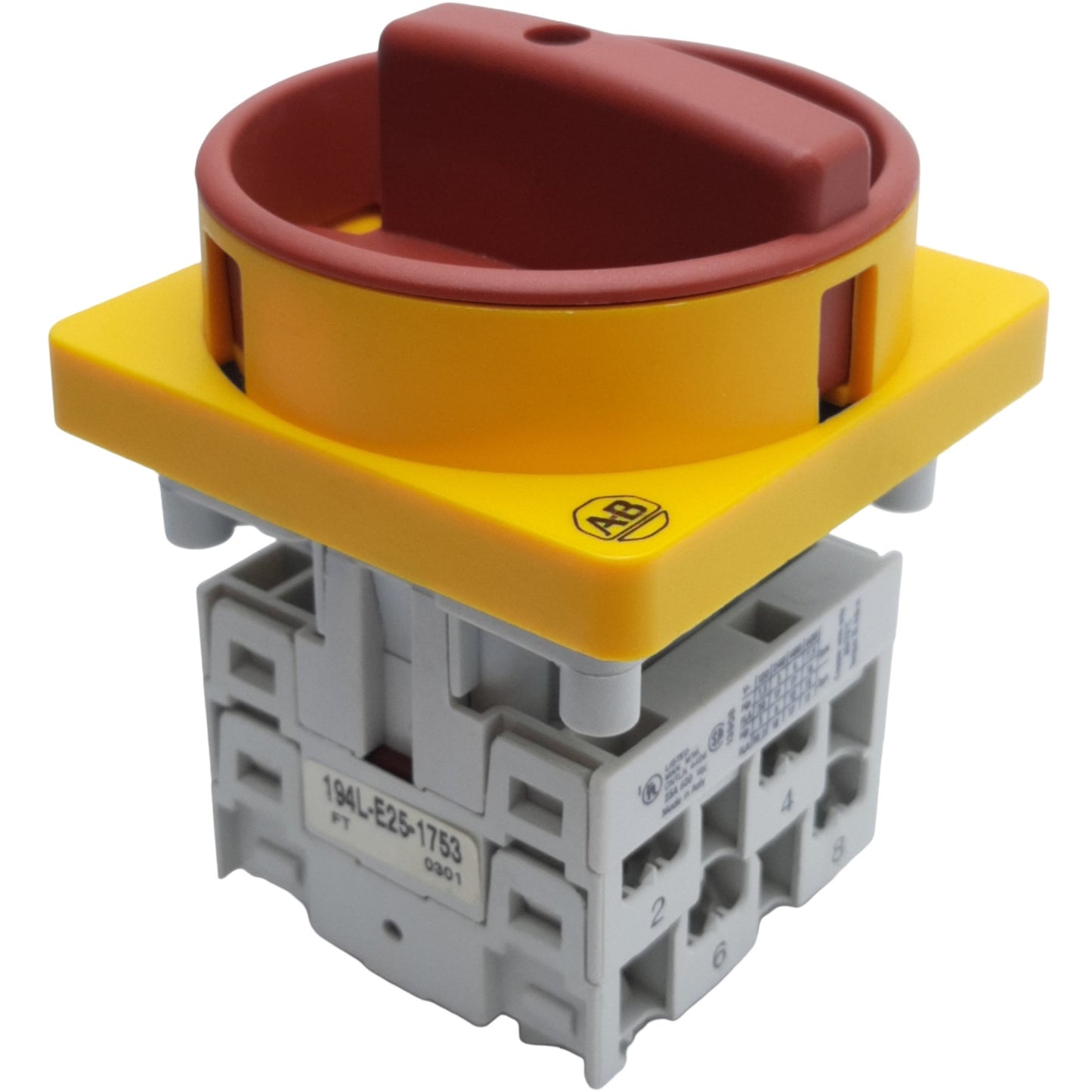 Used Allen Bradley 194L-E25-1753 Control & Load Switch OFF-ON 90°, w/ Handle