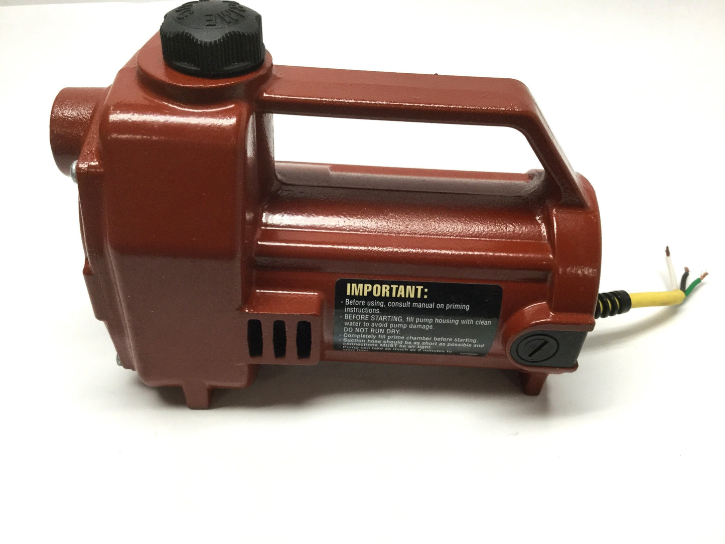 Used Liberty Model 331 Heavy Duty Portable Transfer Pump 3/4", 24GPM, 1/2HP, 115VAC