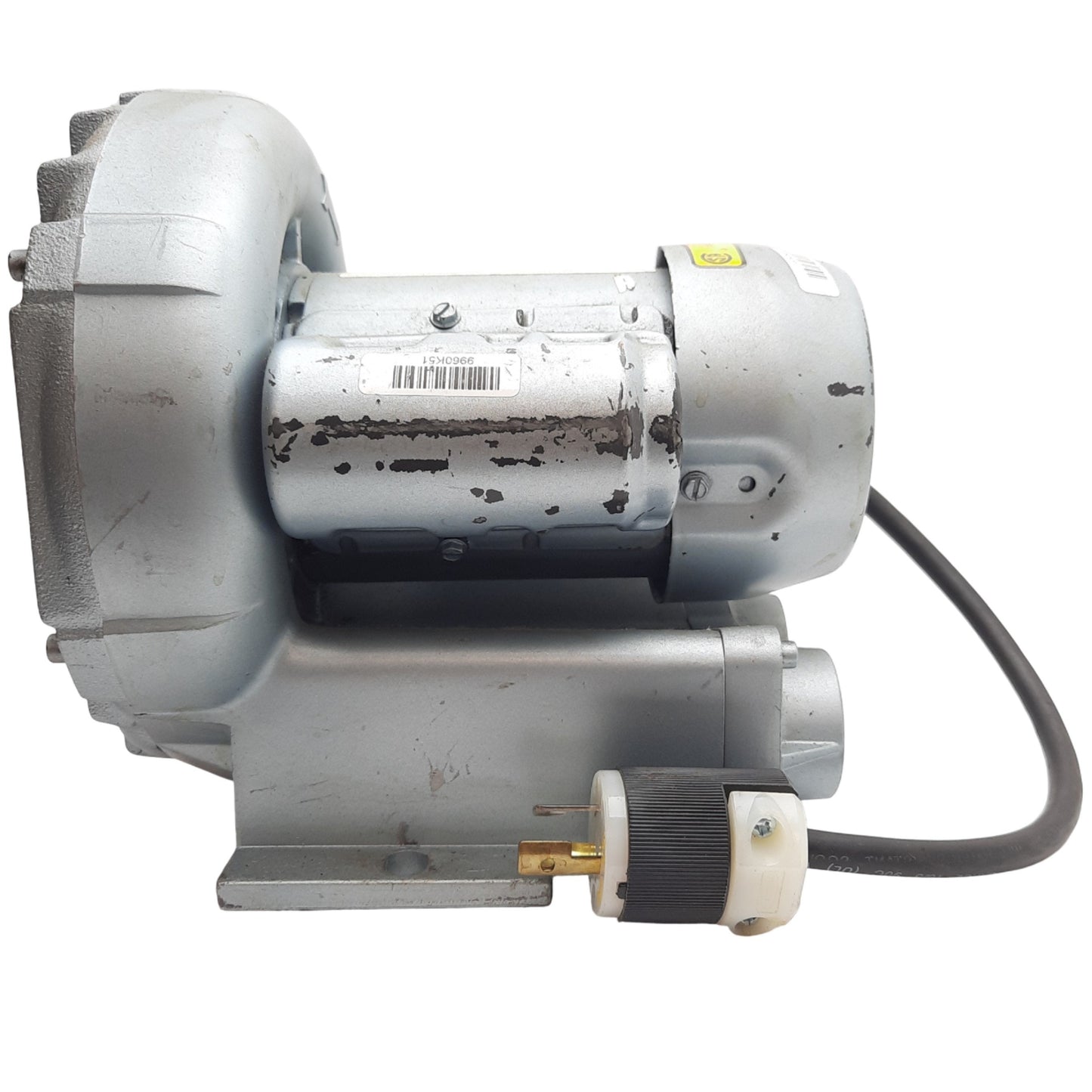 Used Gast R1102 Regenerative Blower 28.5inH2O Max. Pressure, 27CFM Max. Air Flow