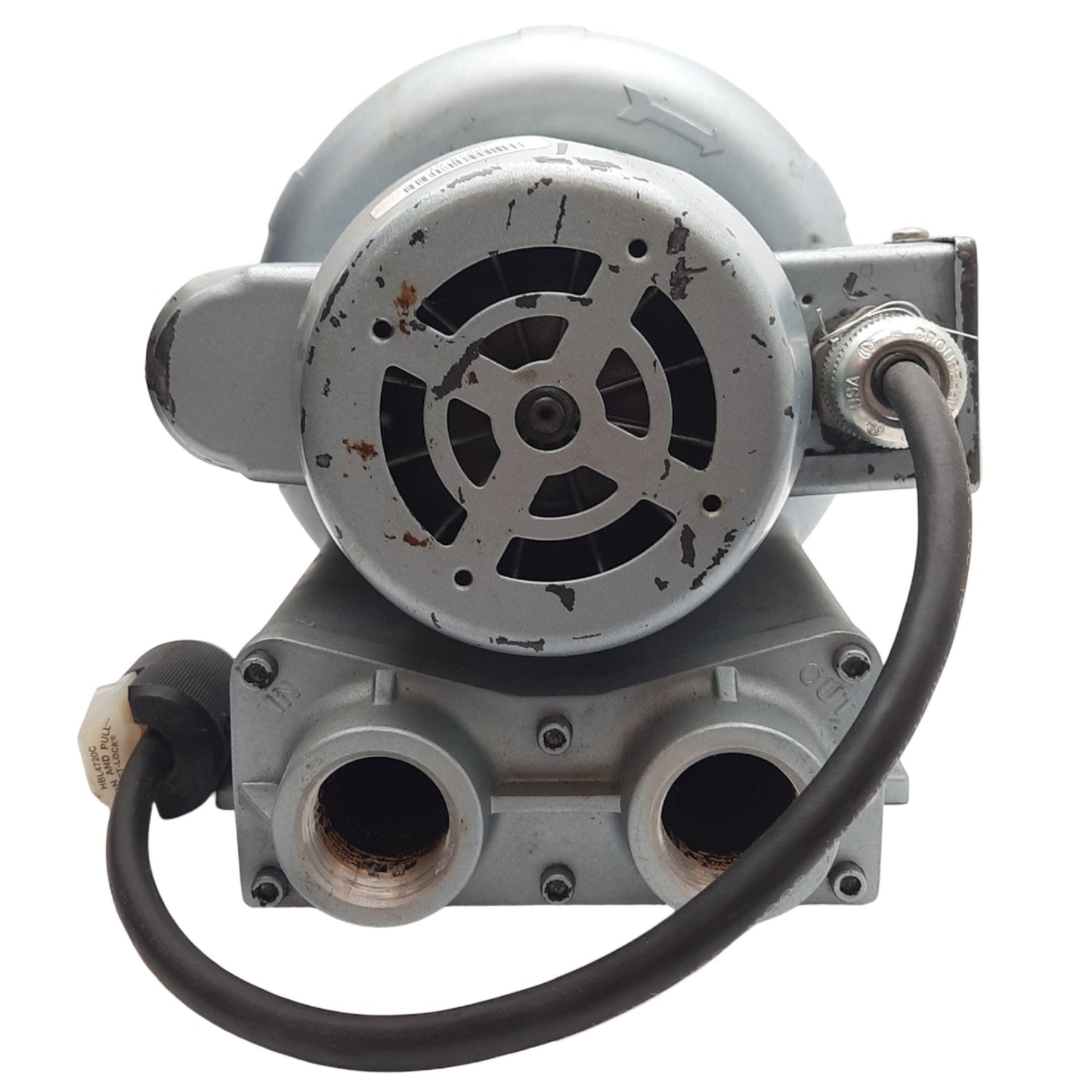 Used Gast R1102 Regenerative Blower 28.5inH2O Max. Pressure, 27CFM Max. Air Flow