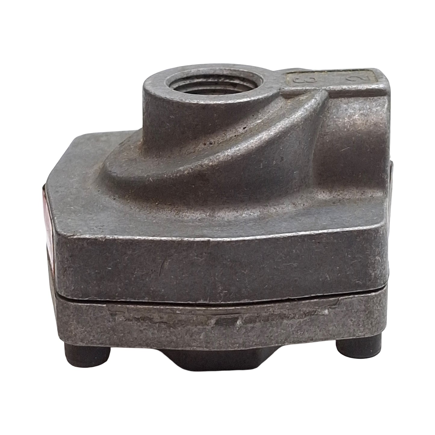 Used Schrader Bellows 3340-0099 Quick Exhaust Shuttle Valve, 150psi, 1/4in NPT