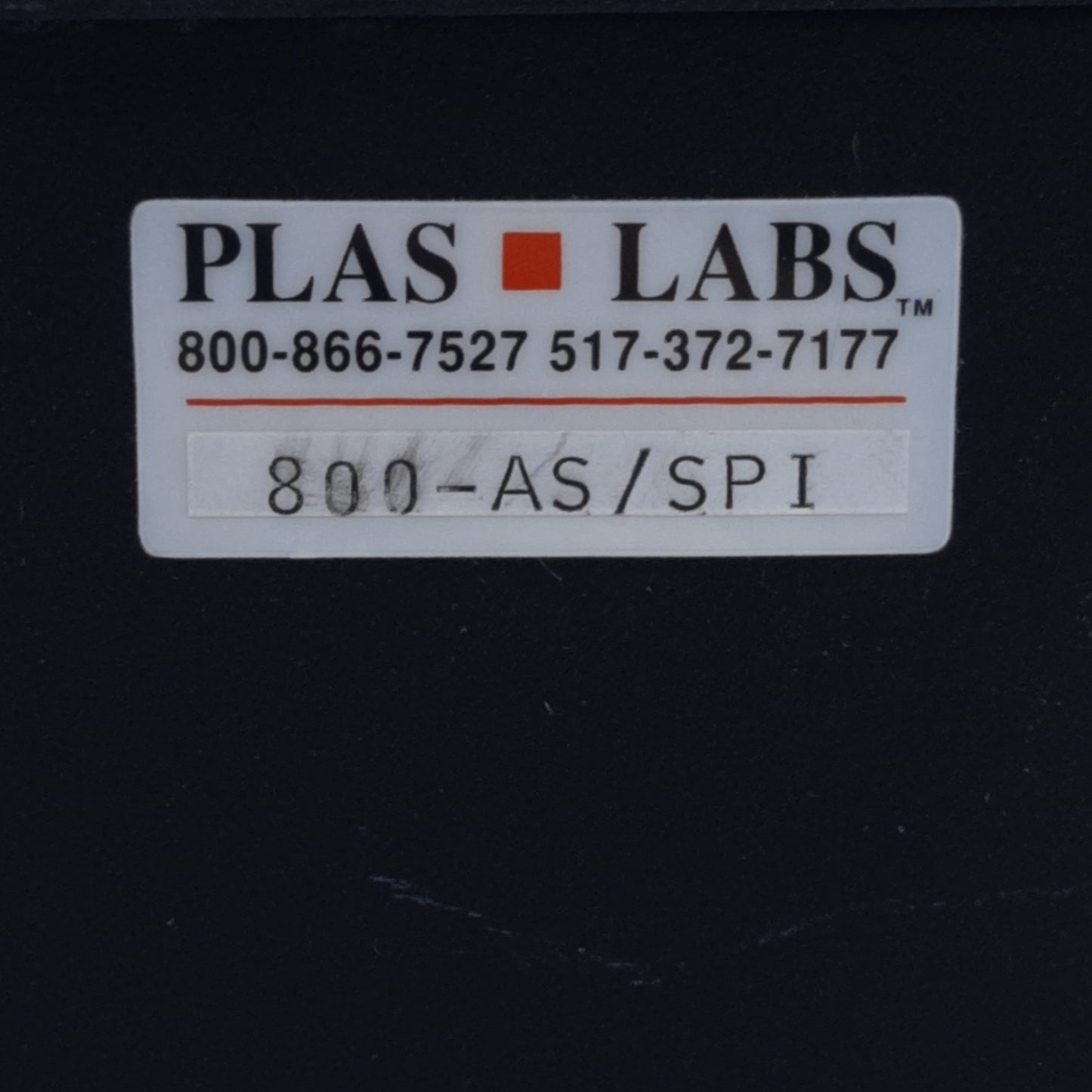 Used Plas Labs 800-AS/SPI Work Station Static Eliminator, 60Hz 117 VAC