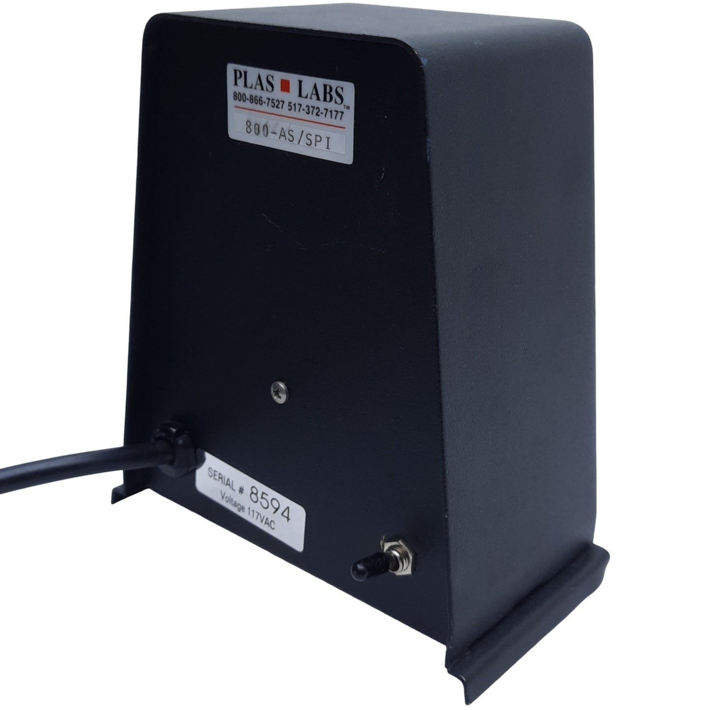 Used Plas Labs 800-AS/SPI Work Station Static Eliminator, 60Hz 117 VAC