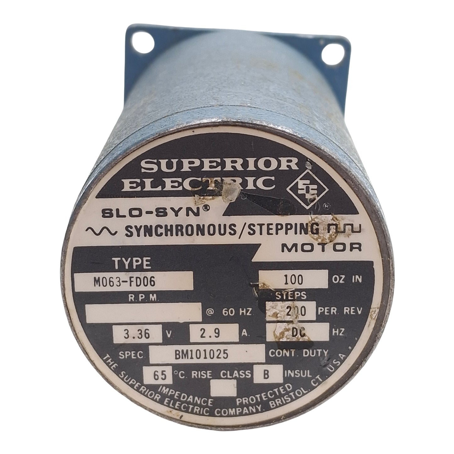 Used Superior Electric M063-FD06 SLO-SYN Synchronous/Stepping Motor NEMA 23 Cut Leads