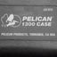 Used Pelican 1300 Protector Case, Black, 9.17in x 6.99in x 6.15in *No Foam*