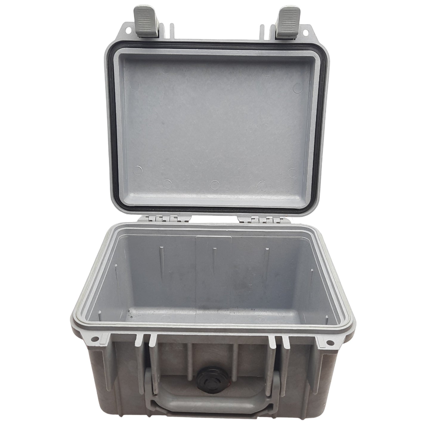 Used Pelican 1300 Protector Case, Grey, 9.17in x 6.99in x 6.15in, *No Foam*
