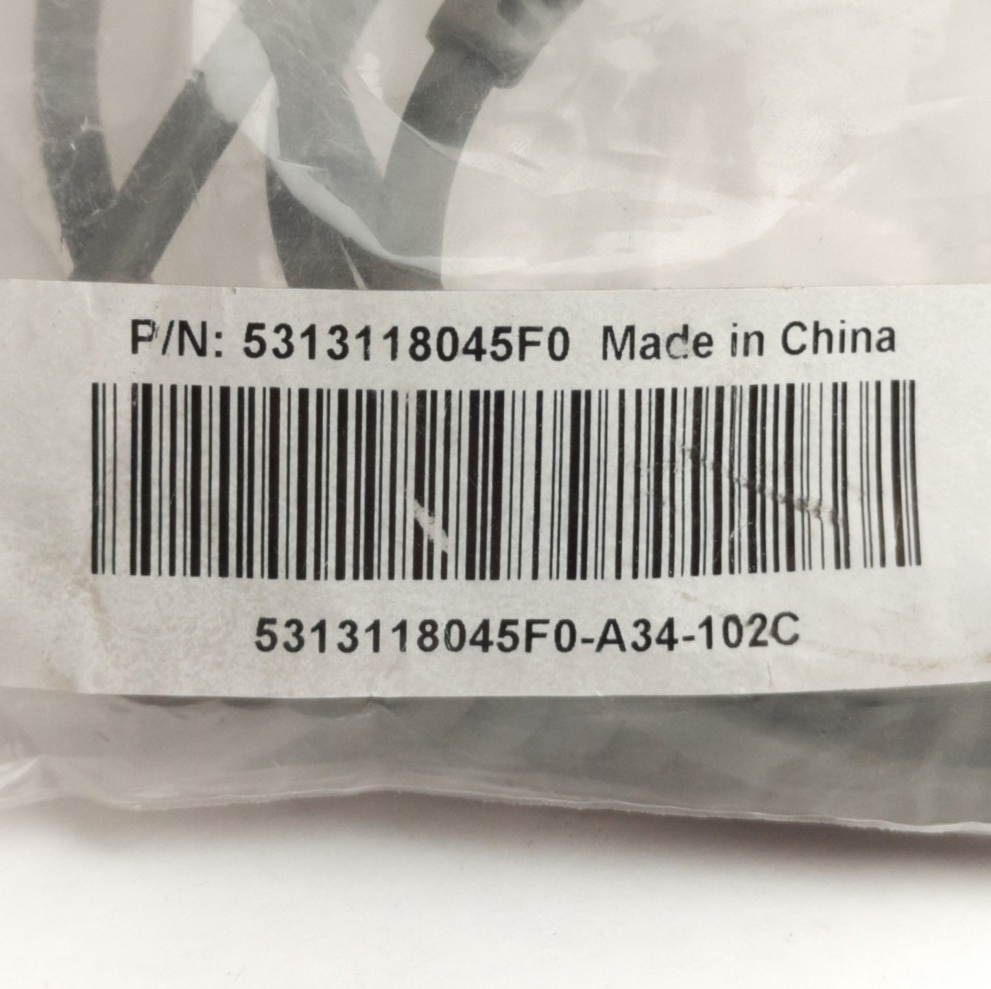 New Zebra CBA-R37-C09ZAR Barcode Scanner Cable, RS232, DB9F to RJ45, 7ft Length