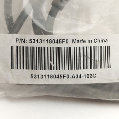 New Zebra CBA-R37-C09ZAR Barcode Scanner Cable, RS232, DB9F to RJ45, 7ft Length