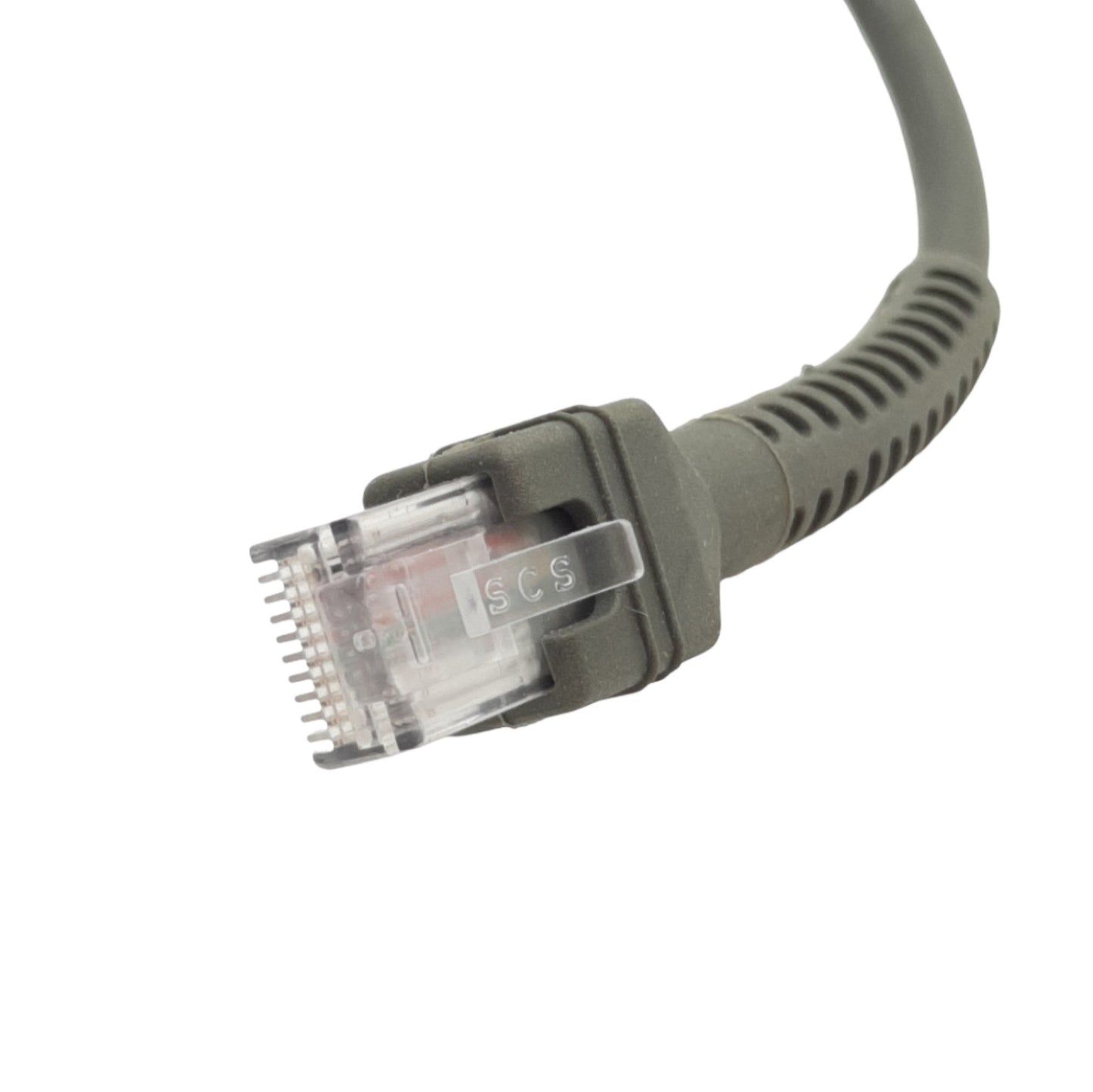 New Zebra CBA-R37-C09ZAR Barcode Scanner Cable, RS232, DB9F to RJ45, 7ft Length