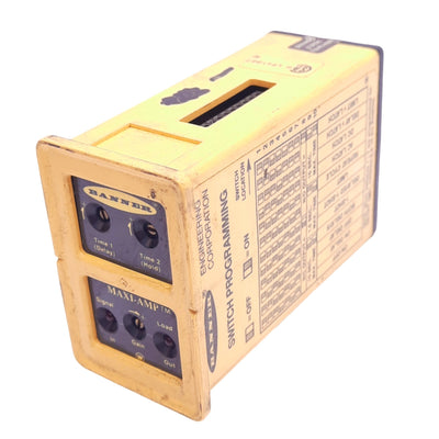 Used Banner CM5RB MAXI-AMP Sensor Amplifier, 11-Pin Octal, SPDT, 210-250VAC/12-28VDC