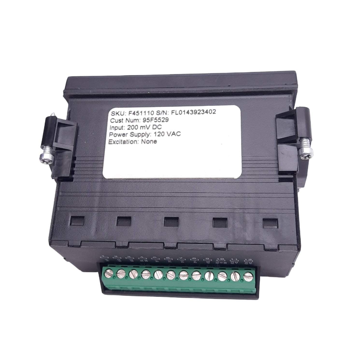 Used Simpson F451110 FALCON Digital Panel Meter, 4-1/2 Digit, 120VAC, 1/8 DIN Panel