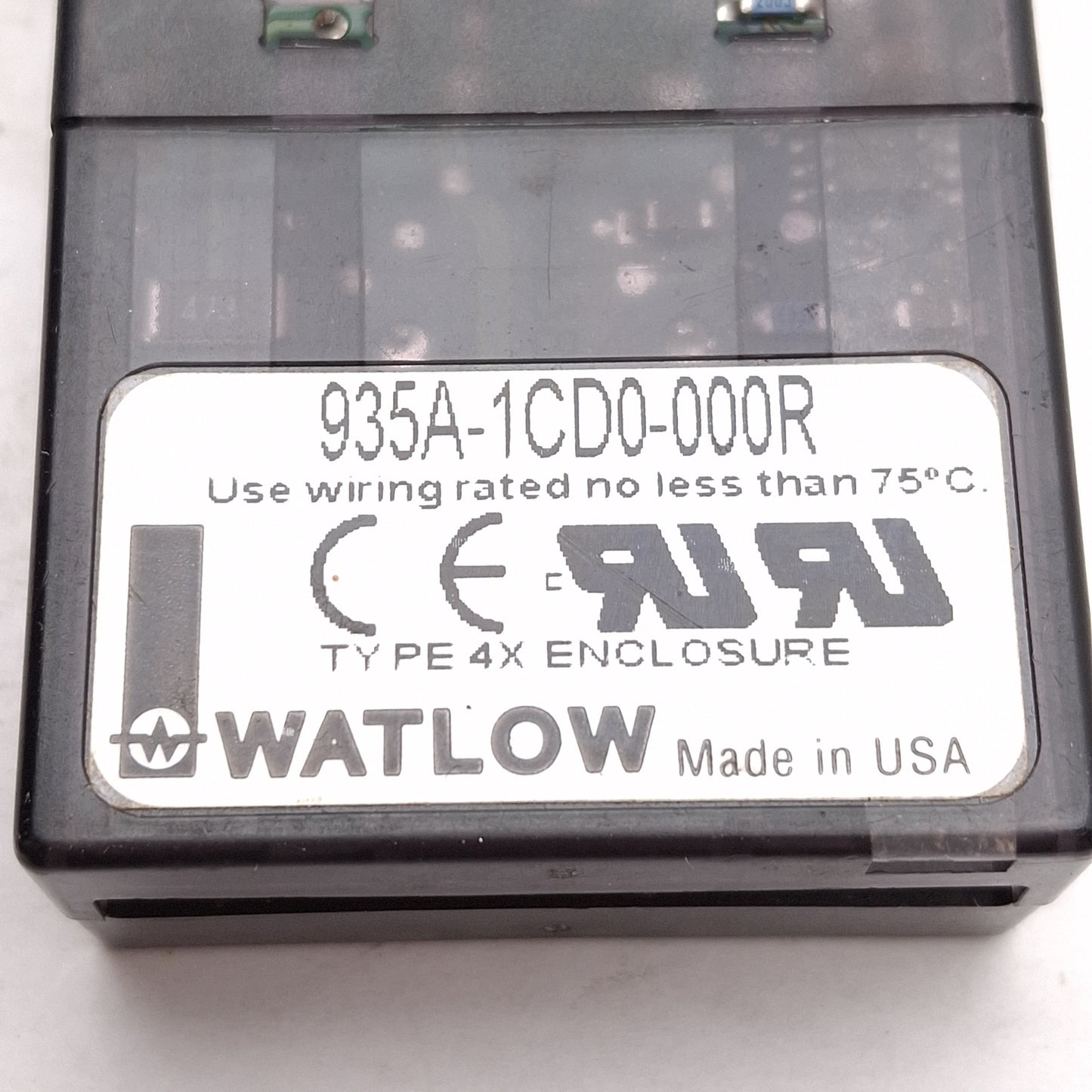 Used Watlow 935A-1CD0-000R PID Temperature Controller, 6VDC 60mA Out, 120-240VAC