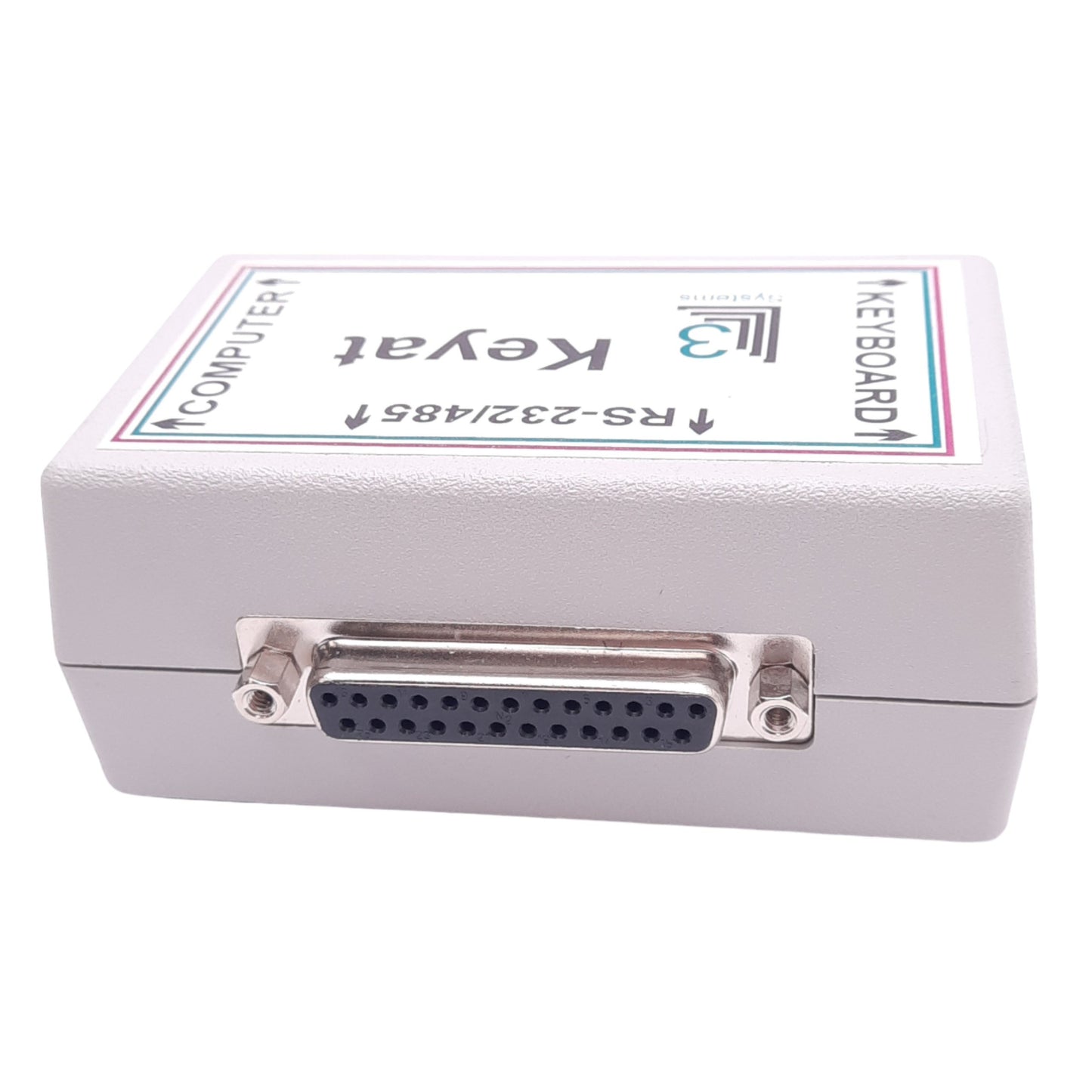 Used L3 Systems FA0001 KeyAT PS2 Port Adapter, D-Sub 25-Pin Female to PS2 2-Port