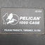 Used Pelican 1560 Protector Case 19.90in x 14.98in x 9in Interior, Grey *No Foam*